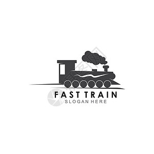 蒸汽火车培训插图标志矢量平板设计航程运输引擎服务车站交通速度车辆蒸汽商业设计图片