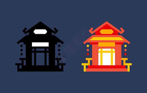 泰国清莱黑庙圣殿庙神像设计图片