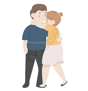 求抱抱年轻浪漫情侣抱抱人男性幸福卡通片微笑女朋友丈夫快乐拥抱收藏男人设计图片