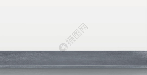 黑色大理石桌面白色全景背景上的灰色混凝土石反面 宣传性网络模板  矢量墙纸展示台面石英马赛克石头制品艺术柜台芯片设计图片