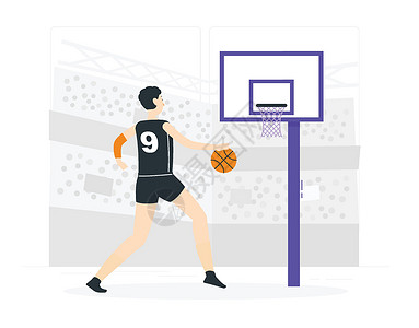 篮球俱乐部一个在后院的男人打篮球设计图片