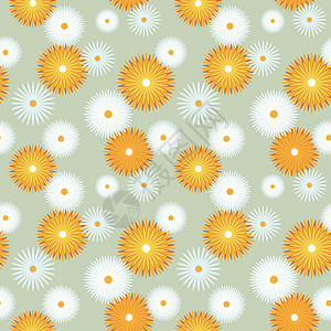 阿甘油焦米甘油卡伦杜拉马里戈德型洋甘菊植物群纺织品金盏花叶子创造力植物装饰品织物打印设计图片