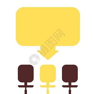 黄色信息框漫画设计框架 漂亮的相框套装 带有用于设计拼贴的 Boom 气泡 有趣可爱的儿童漫画照片集 设计绘图话框电脑男人互联网办公室演讲设计图片