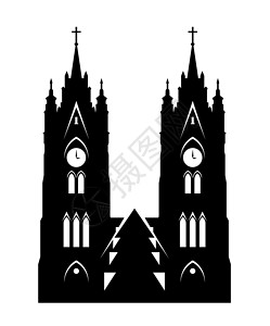 圣巴西尔大教堂国家教堂巴西利卡-矢量说明厄瓜多尔大教堂在白色上被孤立的教堂设计图片