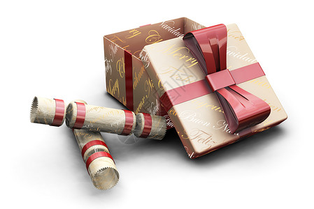 饼干和礼品 宗教的 礼物 庆祝 假期 盒子背景图片