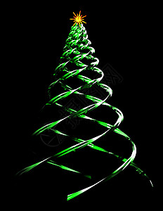 圣诞树 前夕 程式化 闪亮的 喜庆的 新年 黑色的 庆典背景图片