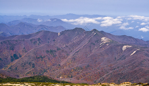 藏王墓云层之上 旅游 藏王 冒险 美丽 日本 高度 秋天背景