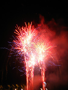 2008年澳大利亚凯恩斯新一年的烟花 焰火背景图片