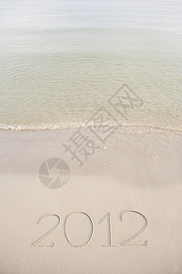 2012年写在海滩上 棕色的 夏天 邀请函 假期 天背景图片