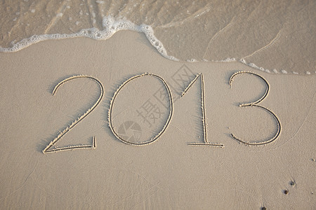 2012年写在海滩上 户外 打字稿 水 夏天 棕色的背景图片