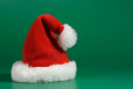 圣诞红帽子和白帽子 圣诞老人 红色的 庆典 圣诞节背景图片