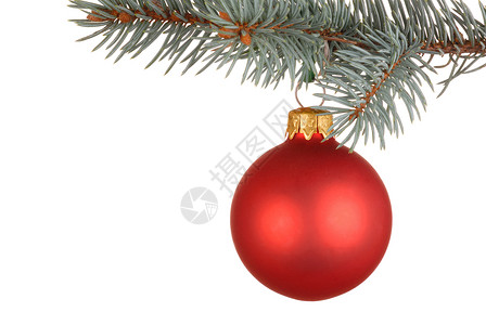 圣诞树装饰 玩具 假期 装饰品 红色的背景图片