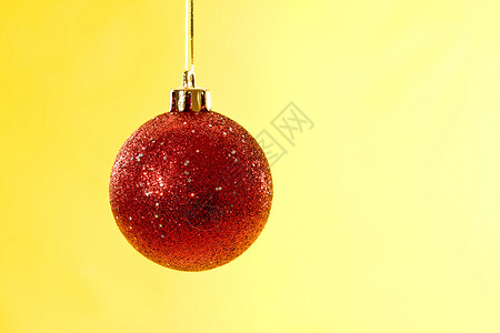 红色球 庆典 新年 假期背景图片
