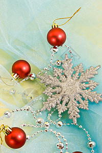 圣诞节装饰 球 装饰品 玩具 庆典 蓝色的背景图片
