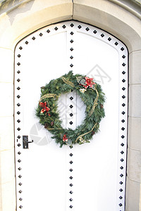 欢迎在门前欢迎圣诞节背景图片