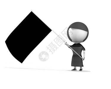 白痴 灰色的 女士 独自的 旗帜 阴影 白色的 旅行 国家 降半旗背景图片