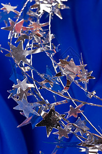 星形园地 新年 庆典 蓝色的 假期 钟背景图片
