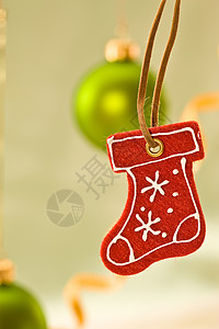 圣诞节装饰 红色的 礼物 庆典 新年 绿色的 假期 开机背景图片