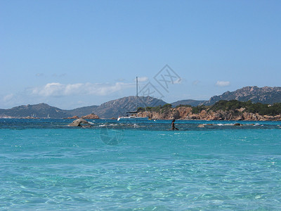 科西嘉语Name 地中海 撒丁岛 水 透明的 透明度 假期背景图片