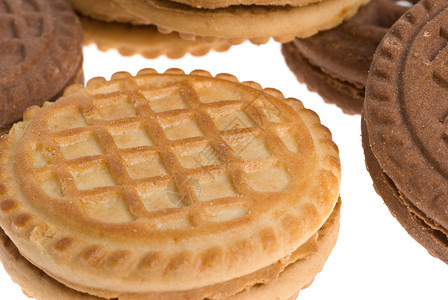 Cookies 饼干 牛奶 美食 庆典 面包店背景图片