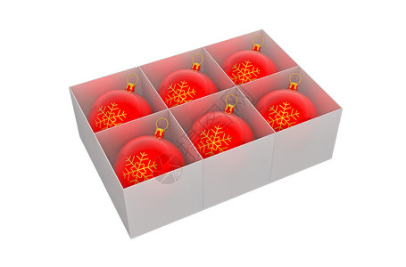 圣诞球 季节 白色的 玩具 圆形的 红色的 金子背景图片
