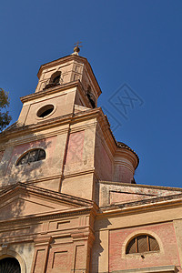 马拉加教堂 西班牙 老的 基督教 著名的 户外的 建筑学 建筑背景图片
