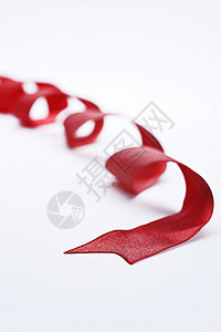 丝带 红色的 白色的 庆祝 情人节 弓 假期 生日背景图片