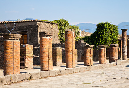 Pompeii - 考古遗址 镇 庞贝 艺术意大利语高清图片素材