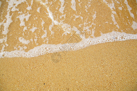 沙滩和海滩泡沫背景图片