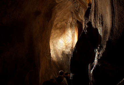 耶诺兰洞穴 地下 古老的 石灰石 地面 卡通巴 史前 编队 假期背景图片