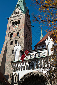 奥格斯堡大教堂圆顶高清图片素材