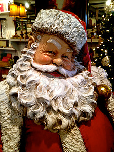 快乐的圣诞老人 圣诞节 微笑 假期 圣尼克背景图片
