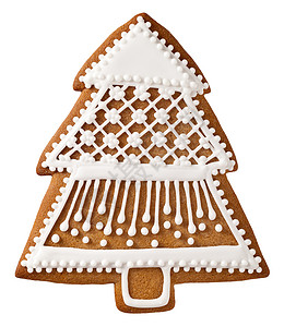 圣诞姜饼 甜的 曲奇饼 白色的 圣诞节 肉桂 季节性的背景图片