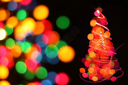 圣诞树 金的 圣诞节 庆典 假期 装饰的 传统 灯 金子背景图片