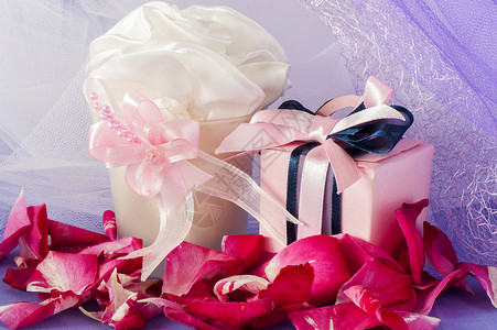 结婚喜悦 洗礼 念日 庆典 礼物 假期 粉色的 展示背景图片