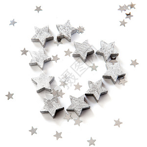 银星 装饰品 老的 星星 季节性的背景图片