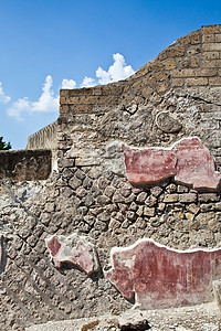 Pompeii - 考古遗址 历史 庞贝 维苏威火山建筑高清图片素材