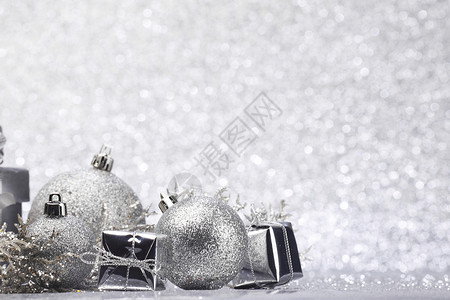 圣诞卡 闪亮的 庆典 弓 球 闪光 卡片背景图片