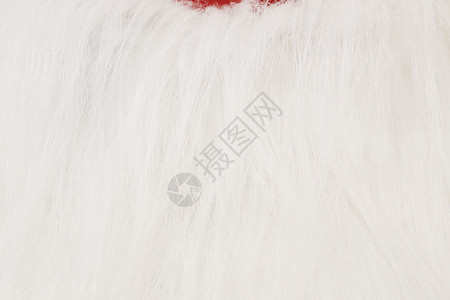 圣诞老人的白胡子背景图片