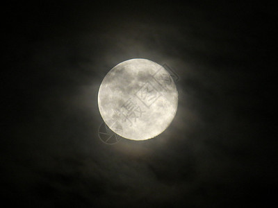 穆德夜空时满月背景图片