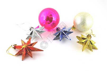 节假日装饰 假期 红色的 球 礼物 闪亮的 装饰品 冬天 庆典背景图片