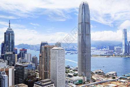 香港天线 经济 市中心 船 城市 银行 中国 国际刑事法院 塔背景图片