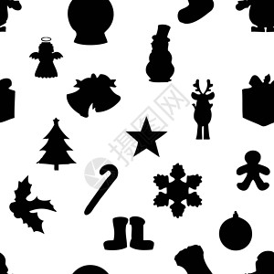 雪人图标圣诞图标插图 纺织品 庆典 圣诞树 树 短袜 派对 甜的背景
