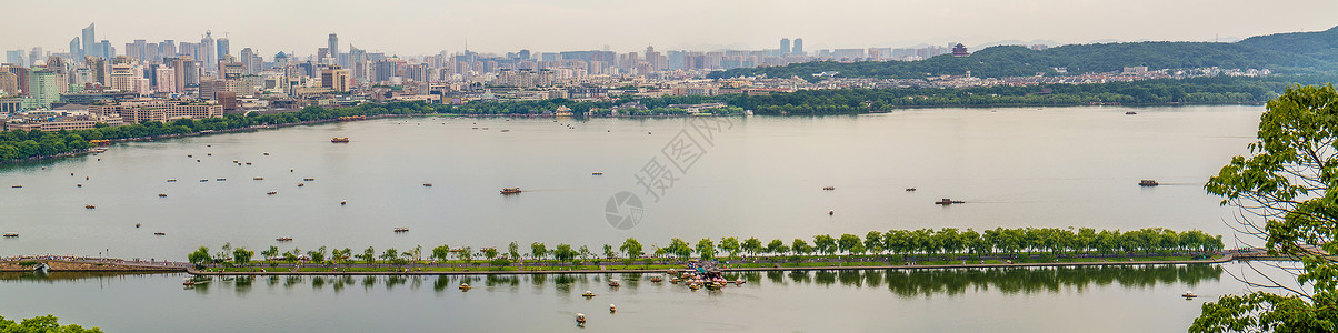 杭州市 亚洲 池塘 植物 反射 小路 墙 场景 旅游背景图片