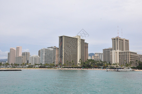 夏威夷Waikiki海滩图片