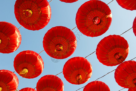 中国红灯 美丽的 纸 快乐的 木头 北方 幸运的背景图片