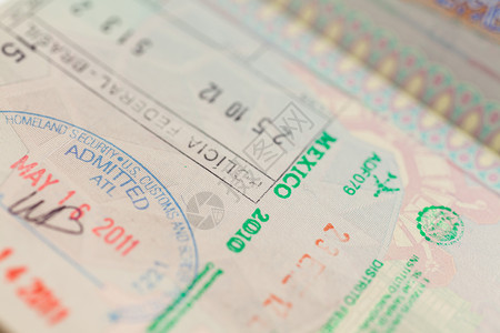 护照 邮票 旅行 游客 巴西 肯尼亚 控制公民高清图片素材