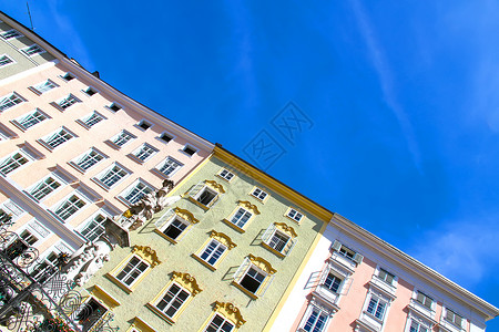 萨尔茨堡历史建筑 巴洛克风格 莫扎特 城市景观 房子 奥地利人 吸引力背景图片