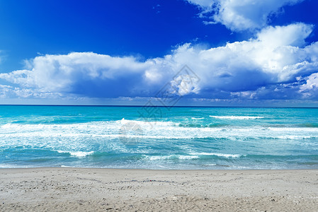 海滩和热带海 季节 风景 太阳 热的 冲浪 和平 晴天背景图片