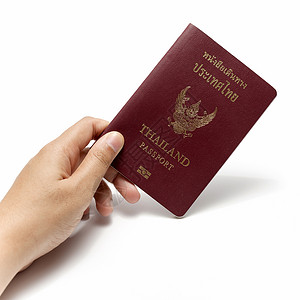 持有护照的手持护照 国家的 国际的 国籍 卡片 鉴别文档高清图片素材